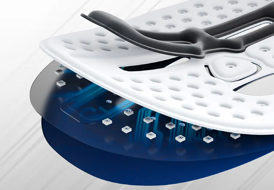 Fiber Lift LED mask dual-circuit safety design for uninterrupted LED therapy